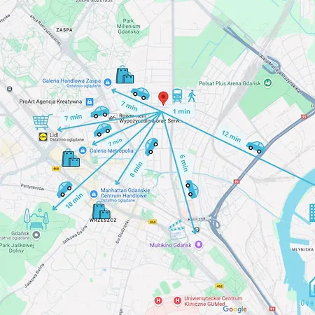Ubytování v soukromí Stary Kosciuszki P3 *